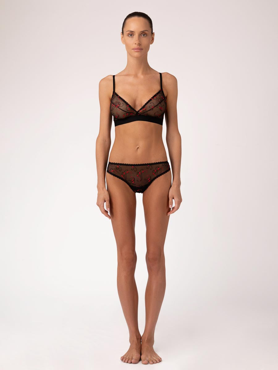 LCD 140 blaue Spitzen-Kompressionsunterwäsche