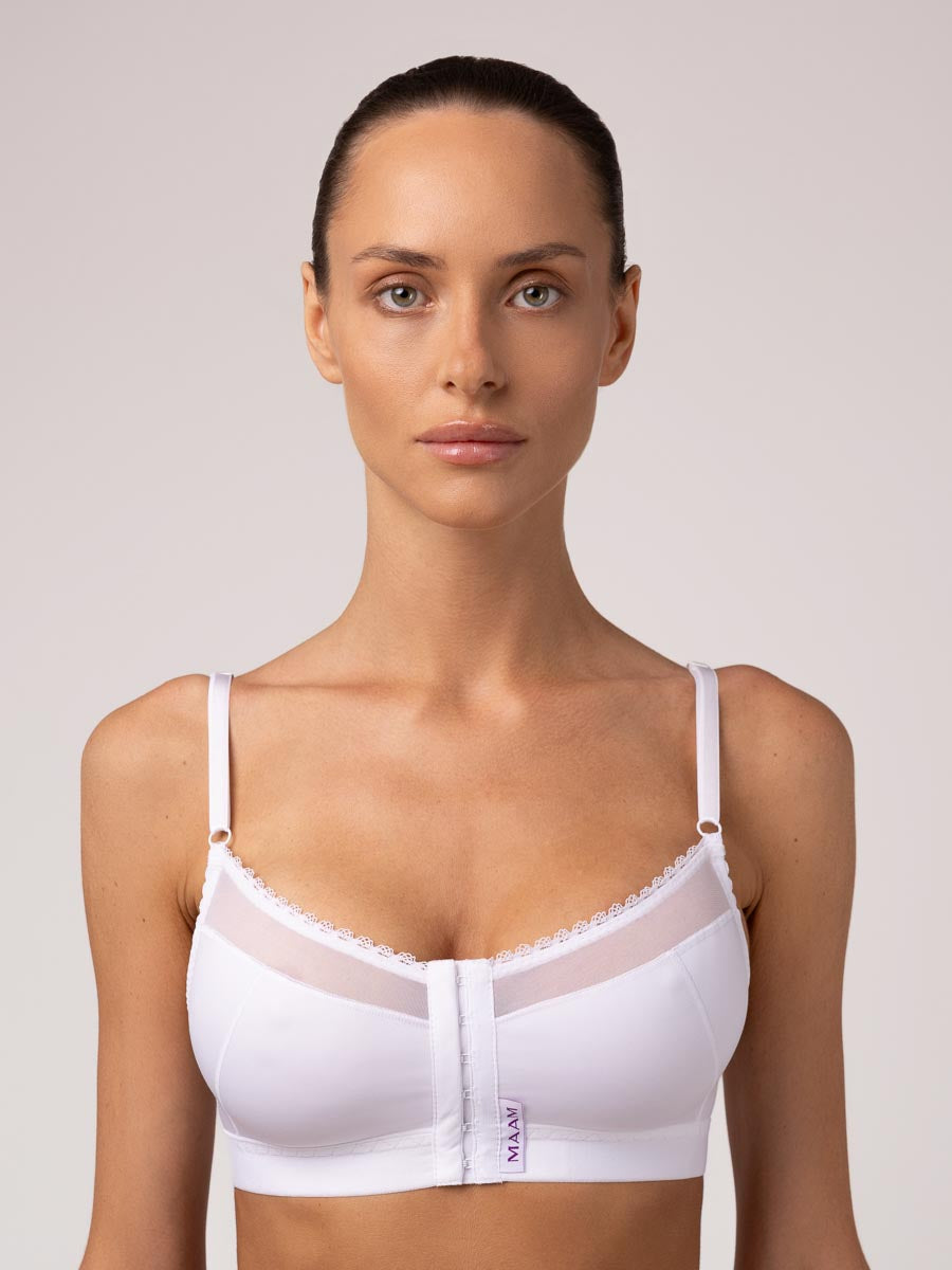 Compression Bra cut-out design, with Tulle