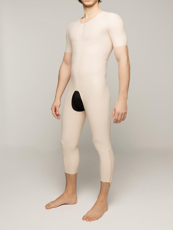 Compression Suit for Men with Short Sleeves up to Mid Calf